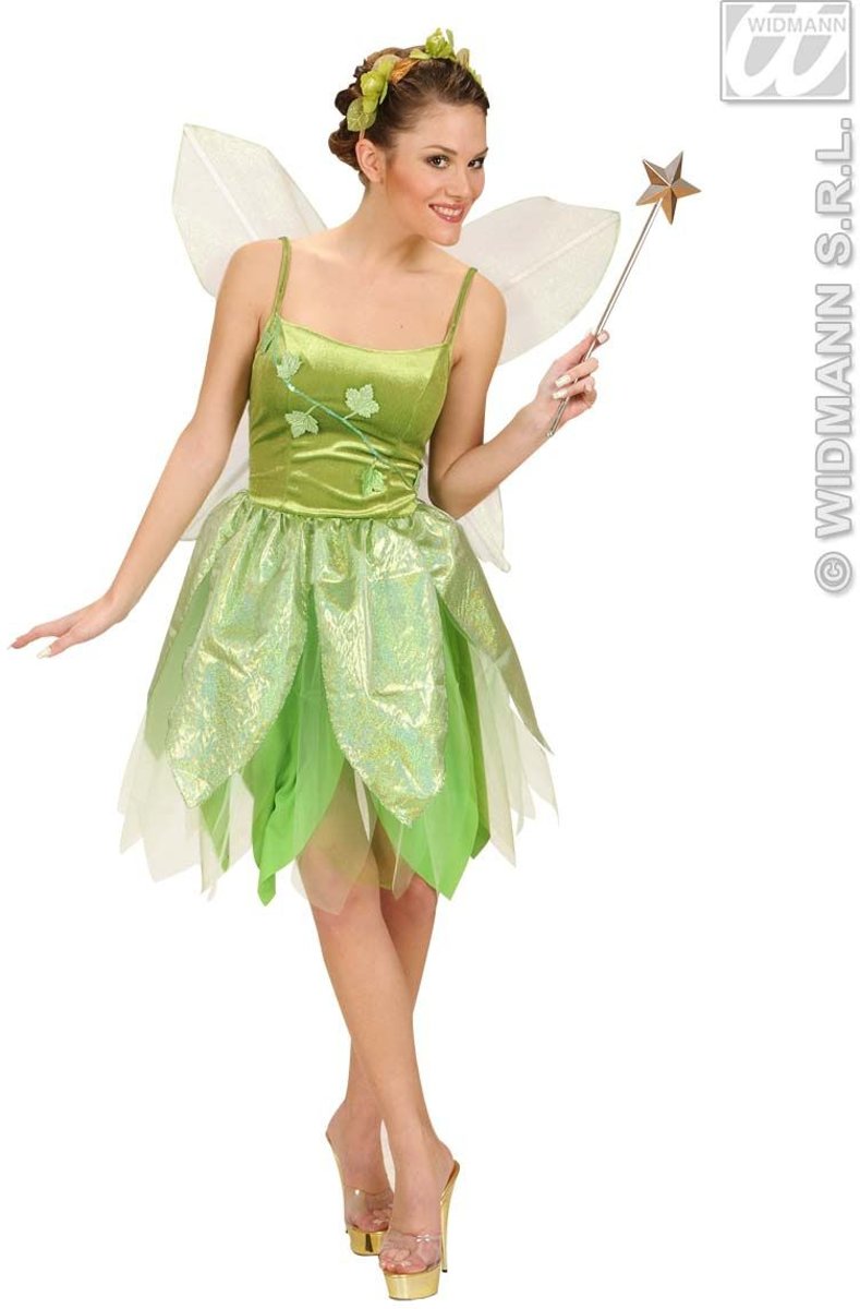 Tinkerbell Kostuum | Bosfee Tinkerbell Kostuum Vrouw | Large | Carnaval kostuum | Verkleedkleding